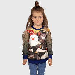 Свитшот детский GENSHIN IMPACT HU TAO, цвет: 3D-синий — фото 2