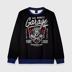 Свитшот детский Gas Monkey Garage, цвет: 3D-синий