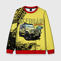 Свитшот детский LAND ROVER, цвет: 3D-красный