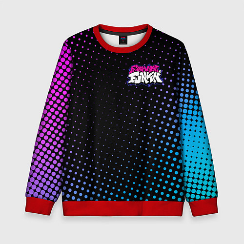 Детский свитшот Friday Night Funkin / 3D-Красный – фото 1