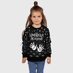 Свитшот детский АКАДЕМИЯ АМБРЕЛЛА, цвет: 3D-черный — фото 2