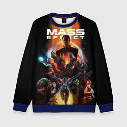 Свитшот детский Mass effect, цвет: 3D-синий