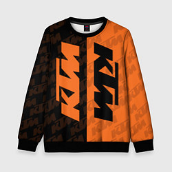 Свитшот детский KTM КТМ Z, цвет: 3D-черный
