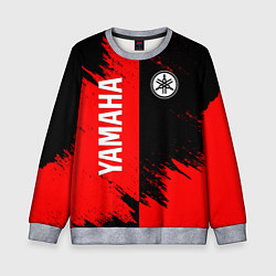 Свитшот детский YAMAHA ЯМАХА, цвет: 3D-меланж