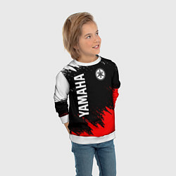 Свитшот детский YAMAHA ЯМАХА, цвет: 3D-белый — фото 2