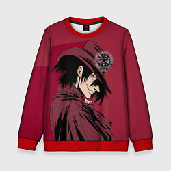 Свитшот детский Алукард, цвет: 3D-красный