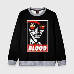 Свитшот детский Hellsing, цвет: 3D-меланж