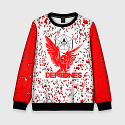 Свитшот детский Deftones, цвет: 3D-черный
