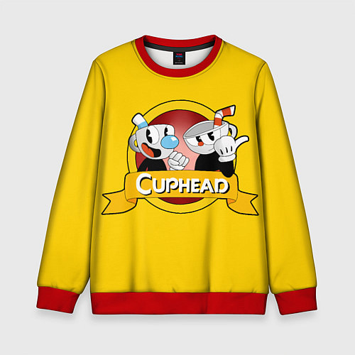 Детский свитшот CUPHEAD КАПХЕД / 3D-Красный – фото 1