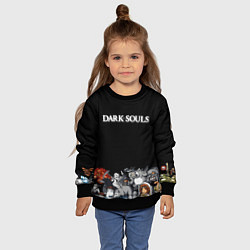 Свитшот детский 8bit Dark Souls, цвет: 3D-черный — фото 2