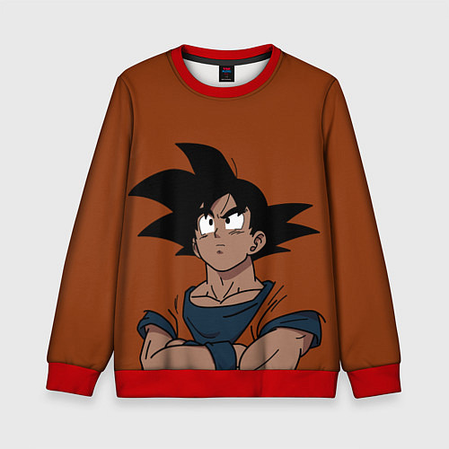 Детский свитшот DRAGON BALL ДРАГОН БОЛЛ / 3D-Красный – фото 1