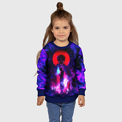 Свитшот детский МАГИЧЕСКАЯ БИТВА SUKUNA, цвет: 3D-синий — фото 2