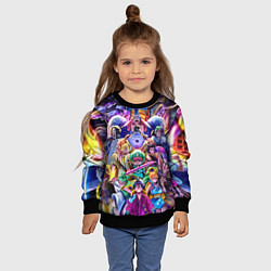 Свитшот детский ONE PIECE ВАН ПИС ПЕРСОНАЖИ, цвет: 3D-черный — фото 2