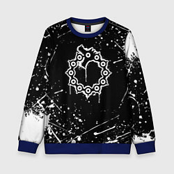 Свитшот детский 7 СМЕРТНЫХ ГРЕХОВ МЕЛИОДАС, цвет: 3D-синий