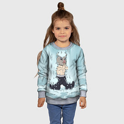 Свитшот детский МЕДИТАЦИЯ ИНОСКЕ, цвет: 3D-меланж — фото 2