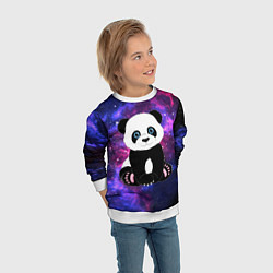 Свитшот детский Space Panda, цвет: 3D-белый — фото 2