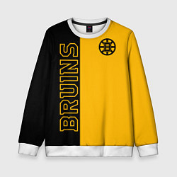 Свитшот детский NHL BOSTON BRUINS, цвет: 3D-белый