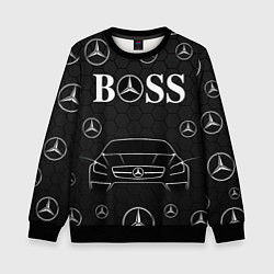 Свитшот детский BOSS MERCEDES-BENZ, цвет: 3D-черный