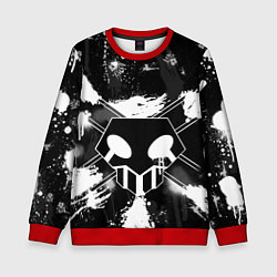 Свитшот детский БЛИЧ ШИНИГАМИ ЛОГО НА СПИНЕ, цвет: 3D-красный