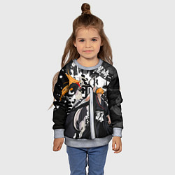 Свитшот детский Bleach, цвет: 3D-меланж — фото 2