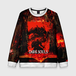 Свитшот детский DARK SOULS GAME STORY, цвет: 3D-белый
