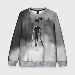 Свитшот детский Сиреноголовый в Лесу, цвет: 3D-меланж