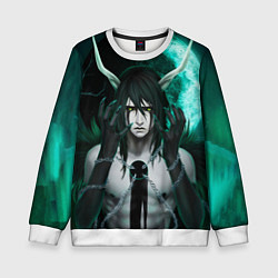 Свитшот детский Ulquiorra Schiffer Bleach, цвет: 3D-белый