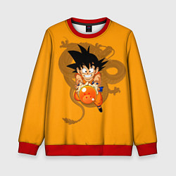 Свитшот детский Kid Goku, цвет: 3D-красный