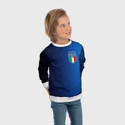 Свитшот детский Сборная Италии, цвет: 3D-белый — фото 2