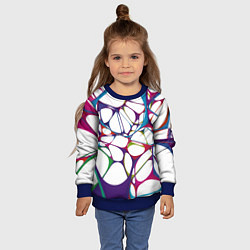Свитшот детский Нейроны, цвет: 3D-синий — фото 2
