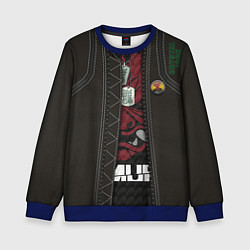 Свитшот детский Cyberpunk 2077: Samurai, цвет: 3D-синий