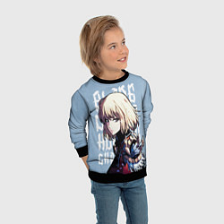 Свитшот детский Blade Dancer, цвет: 3D-черный — фото 2