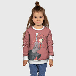 Свитшот детский Арт Моника, цвет: 3D-белый — фото 2