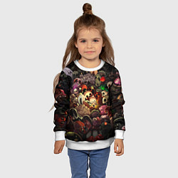 Свитшот детский Кошмар Исаака, цвет: 3D-белый — фото 2