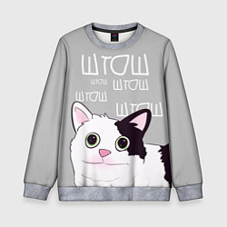 Свитшот детский Штош, цвет: 3D-меланж