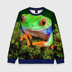 Детский свитшот Тропическая лягушка