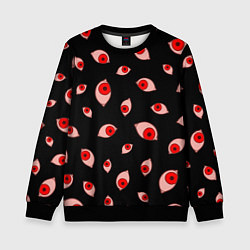 Свитшот детский Взгляд тьмы, цвет: 3D-черный