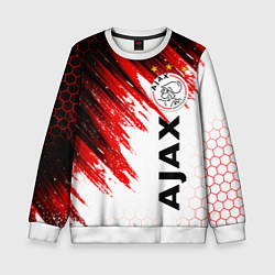 Свитшот детский FC AJAX AMSTERDAM ФК АЯКС, цвет: 3D-белый