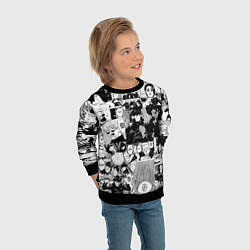 Свитшот детский Магическая Битва, цвет: 3D-черный — фото 2