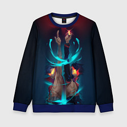 Свитшот детский Kamina & Simon, цвет: 3D-синий