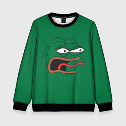 Свитшот детский Pepe skin, цвет: 3D-черный