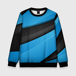 Свитшот детский Blue Sport Style, цвет: 3D-черный