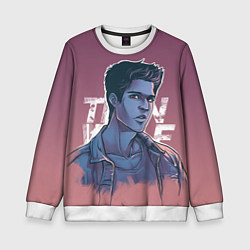 Свитшот детский Teen Wolf Scott McCall, цвет: 3D-белый