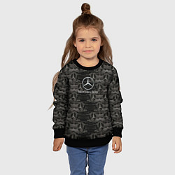 Свитшот детский Mercedes-Benz, цвет: 3D-черный — фото 2