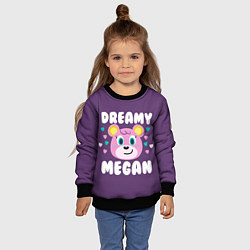 Свитшот детский Dreamy Megan, цвет: 3D-черный — фото 2