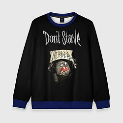 Свитшот детский Angry Webber, цвет: 3D-синий