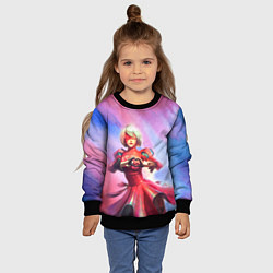 Свитшот детский 2B Love Nier Automata Z, цвет: 3D-черный — фото 2