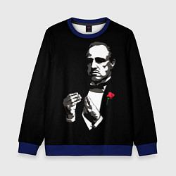 Свитшот детский Крёстный Отец The Godfather, цвет: 3D-синий