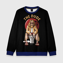 Свитшот детский THE DUDE Big Lebowski, цвет: 3D-синий