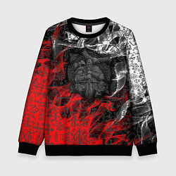 Свитшот детский Викинги, цвет: 3D-черный